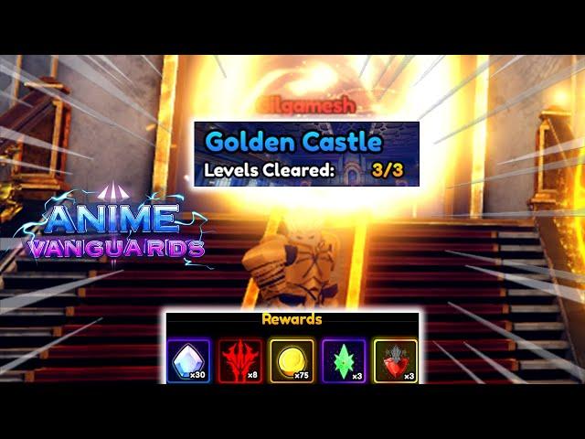 1 DPS Unit Legend Stages (Golden Castle) | AFK Farm/Gameplay | Anime Vanguards