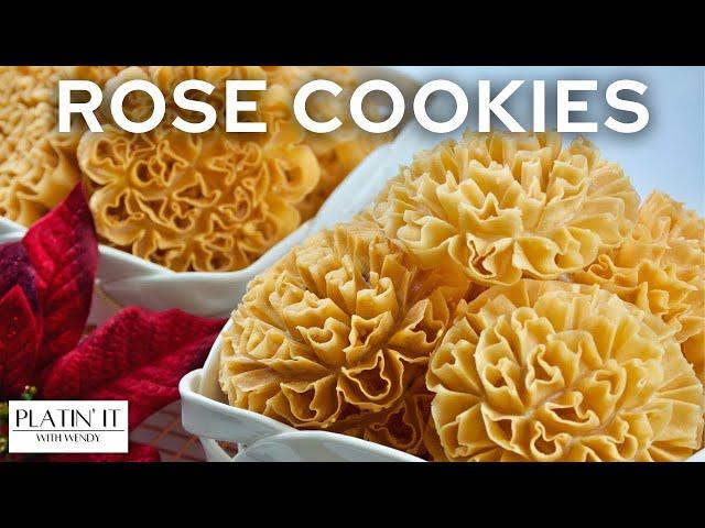 Easy CRISPY Rose Cookies | Lotus Blossom Cookies | Acchu Murukku