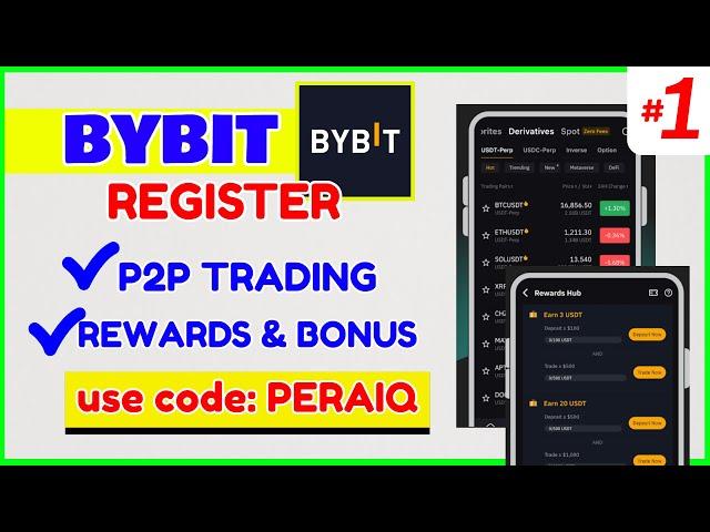 BYBIT Registration: How to Sign up Register to BYBIT Trading | Referral code: PERAIQ