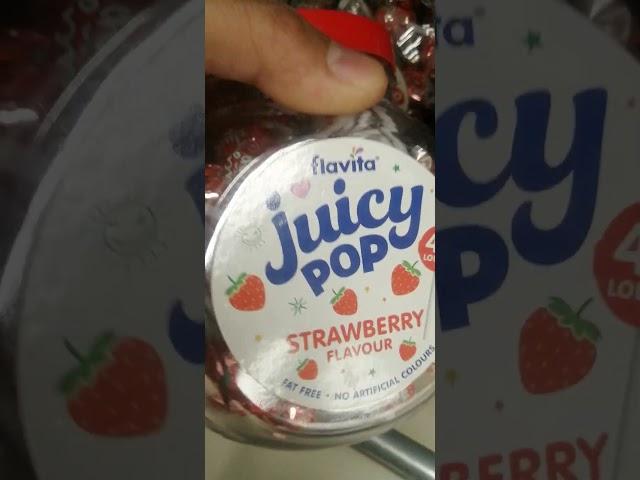 Juicy Pop #strawberryflavor #satisfyingsounds #viral #youtubeshorts #asmr