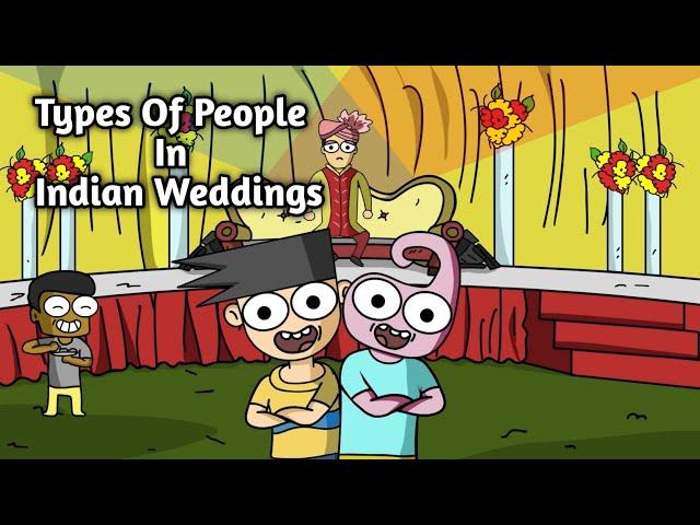 Types Of People In Indian Weddings ft. @PuffTalks  | Hindi Animation | WHO ARE YOU