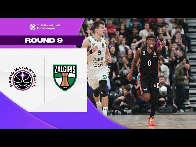 TJ Shorts TAKES OVER | Paris - Zalgiris | BASKETBALL HIGHLIGHTS R9 2024-25