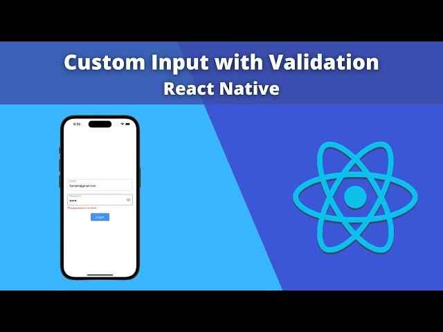 React Native Custom Input Field