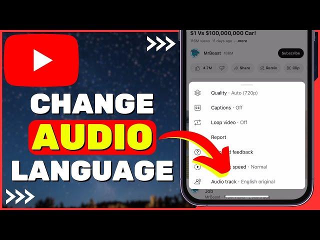 How to Change Audio Language in YouTube Videos