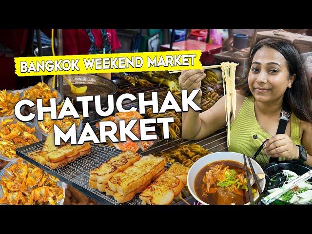 BEST FOOD at Chatuchak Weekend Market, Bangkok! #sinfulfoodie #bangkokstreetfood