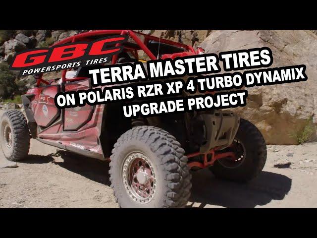 GBC Terra Master Tires on Polaris RZR XP 4 Turbo Dynamix Upgrade Project