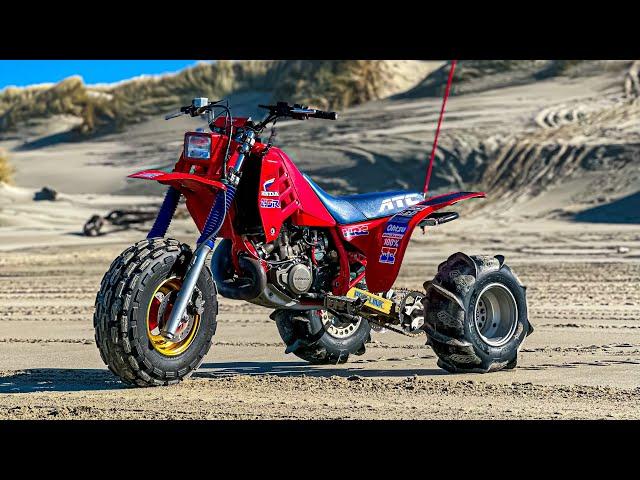 Three Wheeler Sand Dunes Ride!!! Fast ATC250R Ride Florence Dunes