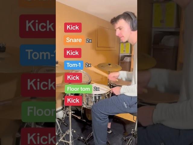 Cool drum fills that are EASY to learn! #drums
