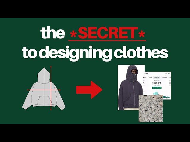 how to GENUINELY start a clothing brand | pt 4: designing