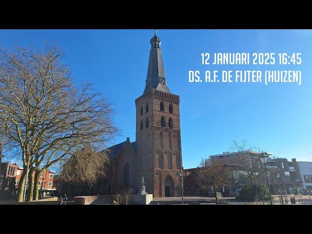 12-01-2025 - Middagdienst (16:45) - Oude Kerk | ds. A.F. de Fijter (Huizen)