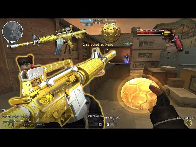 Crossfire NA 2.0 :M4a1 S Jewelry Noble Gold - Hero Mode X - Zombie V4