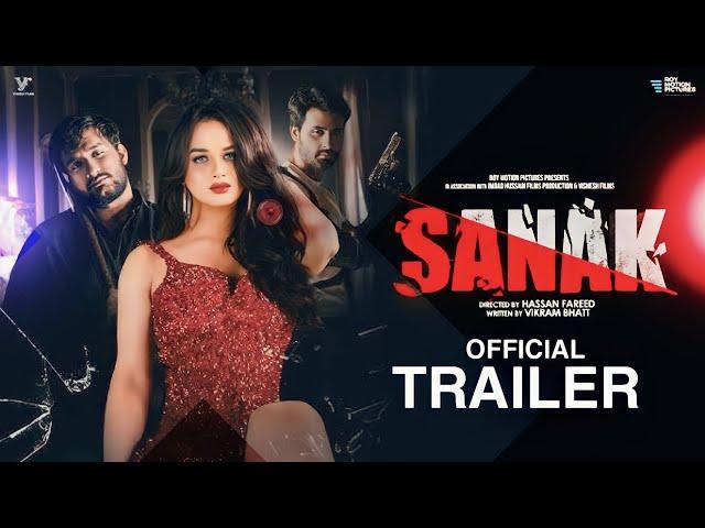 Sanak Official Trailer | Shyraa Roy | Vikram Bhtt | Latest  Pakistani movie | Pakistani movie