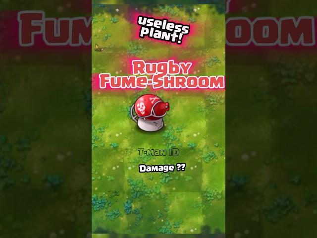 1 Rugby Fume-Shroom Vs 60 Zombies  PvZ Fusion #pvz #pvzfusion