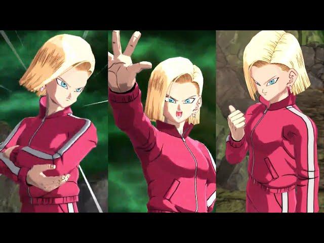 NEW AMAZING TOP ANDROID #18 ANIMATIONS!! - DB Legends