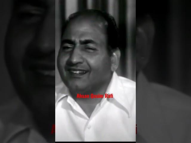 Mohammed Rafi Sahab Singing His First Song Live.