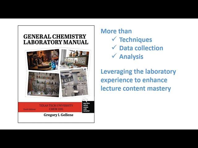 General Chemistry Laboratory Manual