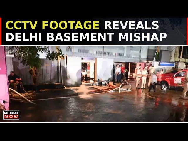 Delhi Basement UPSC Aspirant Deaths Spark Protest, CCTV Footage Reveals Mishap After Rain | Breaking