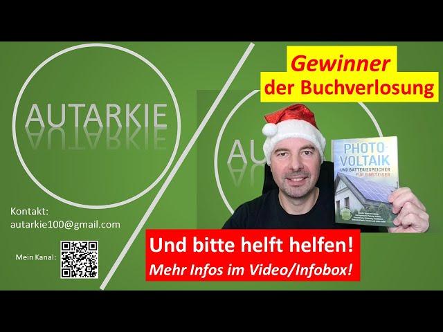 Buchverlosung - Bekanntgabe der Gewinner & helft helfen - Autarkie - Folge 300