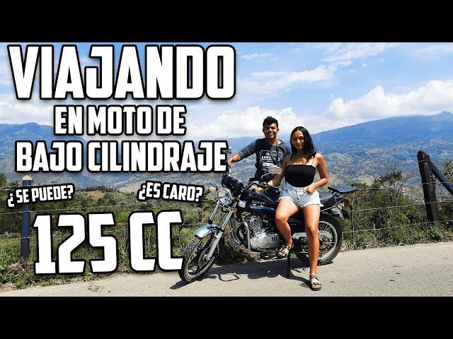 ¿Cómo VIAJAMOS en una moto de BAJO CILINDRAJE?  Ventajas y Desventajas.