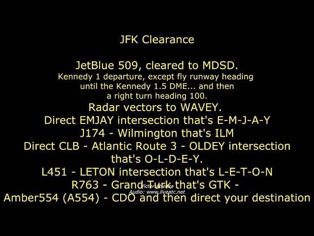 [REAL ATC] New York - JFK KJFK (Clearance Delivery)