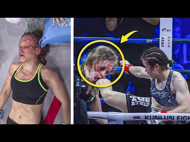 The Most Brutal Knockouts in WOMEN'S MMA