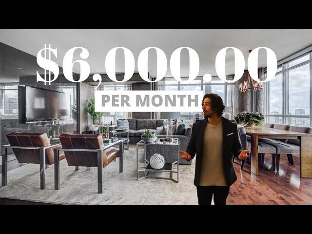 Touring inside an $6,000/ Month LUXURY APARTMENT in Toronto.