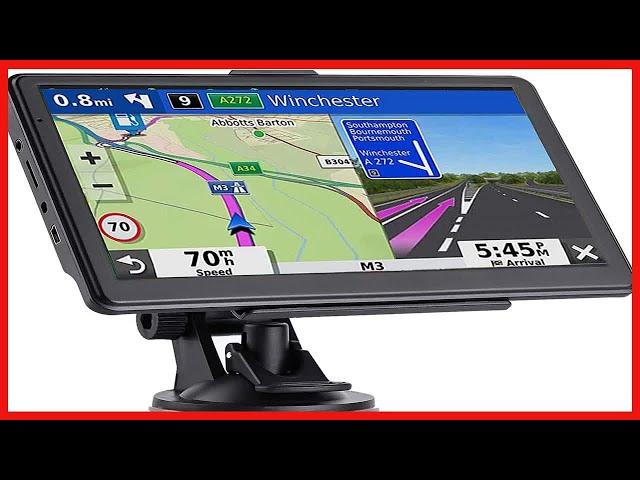 GPS Navigation for Car, Latest 2022 Map 7 inch Touch Screen Car GPS 256-8GB, Voice Turn Direction