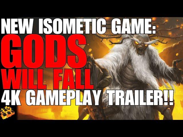 GODS WILL FALL DROPS NEW GAMEPLAY TRAILER!! IN 4K!! NEW ISOMETRIC ACTION ADVENTURE GAME!!