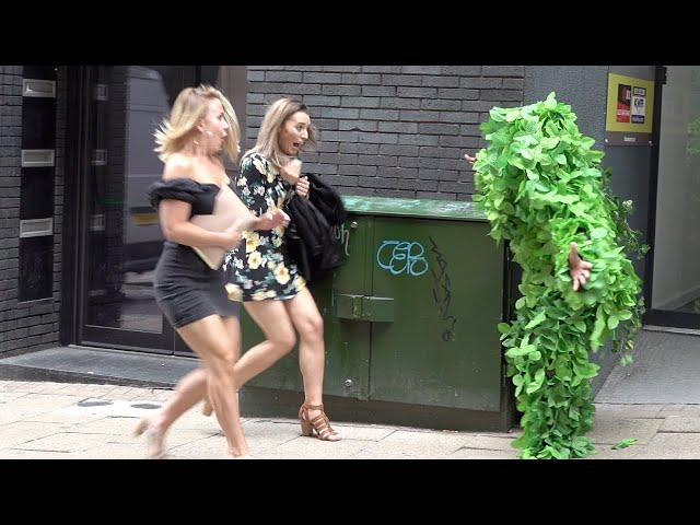 Bushman Prank . The Craziest Screams And Laughter After !! 