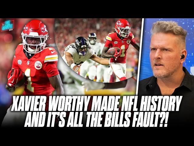 Xavier Worthy Made NFL History In His First Game And It's All The Bills Fault | Pat McAfee Show