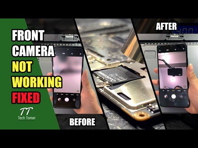 Xiaomi Redmi Note 10 Pro Front Camera Not Working Solution - CPU Reball Tutorial | Tech Tomer