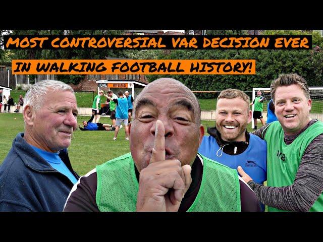 Most Controversial 'VAR' Decision Ever in Walking Football History! Epic Match!