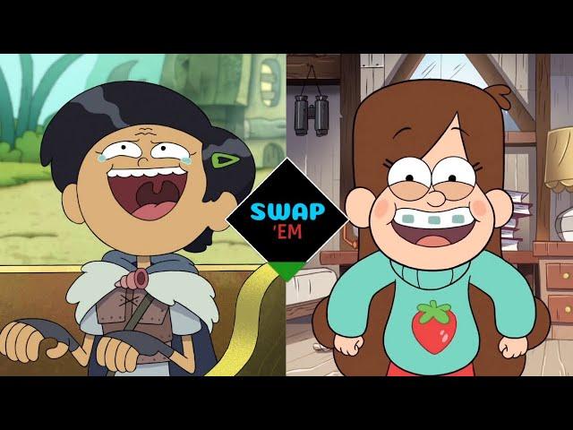 MARCY WU AND MABEL PINES VOICE SWAP | Amphibia/Gravity Falls