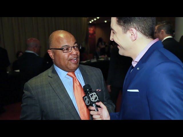 Sportscaster Mike Tirico discusses calling a Stanley Cup Playoff game on NHL Celebrity Wrap