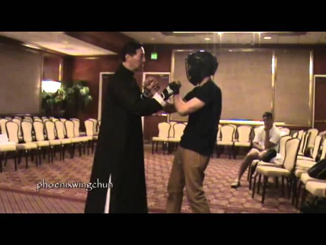 Sifu Samuel Kwok Demonstrating Basic Wing Chun Techniques