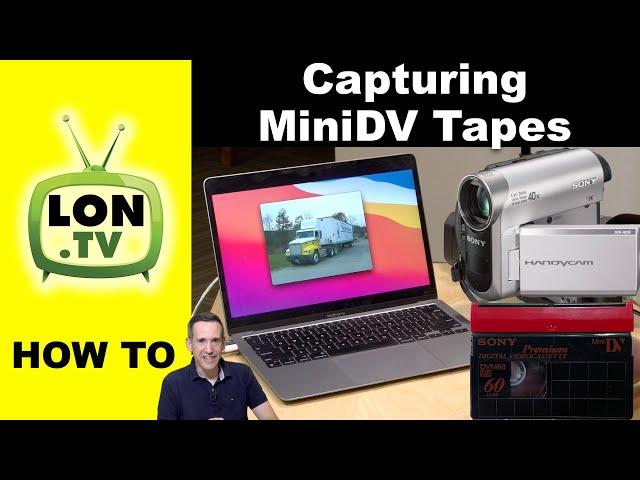 Capturing and Archiving MiniDV and HDV Tapes on Mac & Windows - LifeFlix Mini Demo