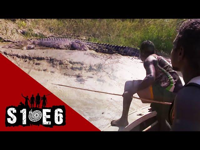 Hunting crocodiles in the wild with a spear | Black As - Season 1 Episode 6