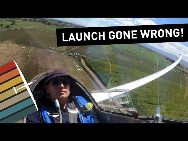 Glider Winch Breaking a Weak Link