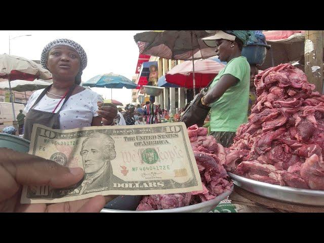 WHAT $10 CAN GET YOU IN GHANA FAMOUS MARKET, ACCRA.