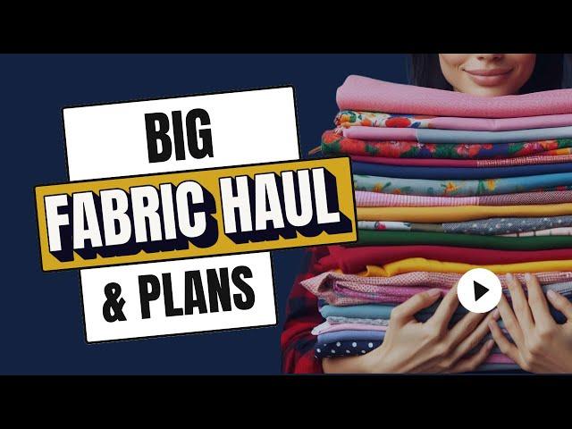 Fabric Shopping Haul from Friend’s Stash | Sewing Inspiration and Pattern Ideas