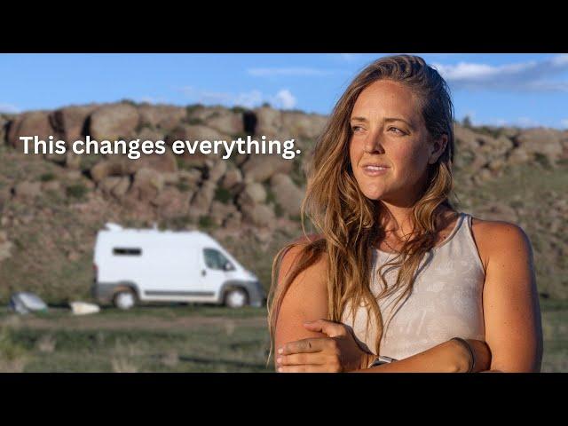 We have WATER!! // Van Life on my Desert Property