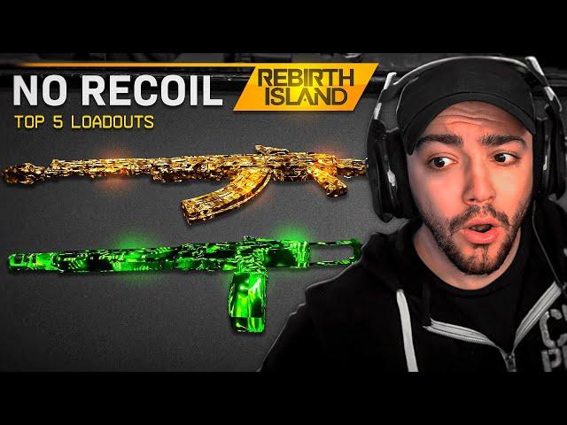 TOP 5 NEW NO RECOIL Loadouts in MW3! (META Class Setups) - Rebirth Island