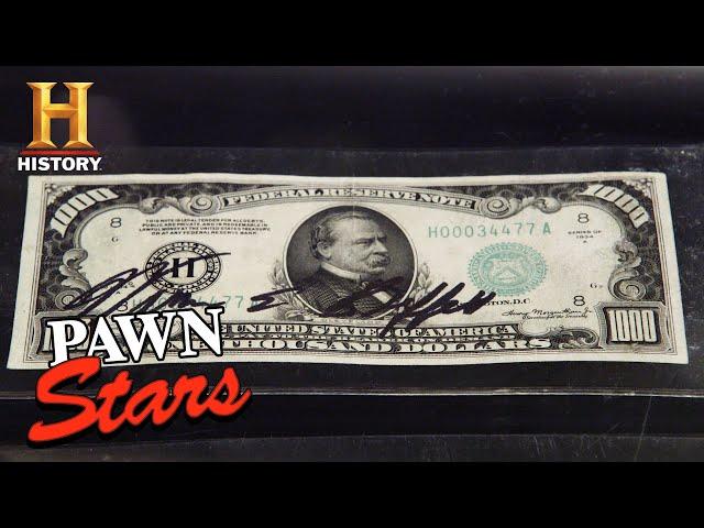 Pawn Stars: TOP DOLLAR DEAL on Billionaire Bills (Season 18)