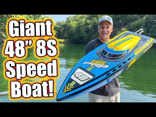 World's Biggest Self-Righting RC Boat! ProBoat Super Sonicwake 48