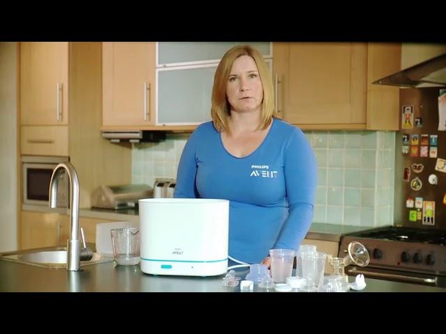 How to load your Philips Avent 3 in 1 sterilizer