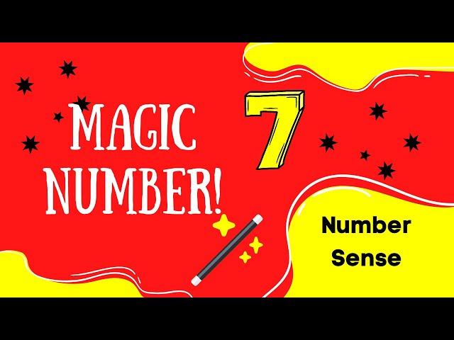 Early Math Skills: Magic Number 7 🪄