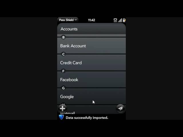 Pass Shield - How to import data from Google Docs