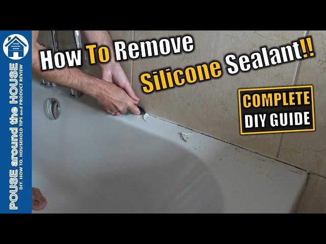 How to remove silicone sealant DIY guide. Removing old sealant beginners guide. Silicone removal!