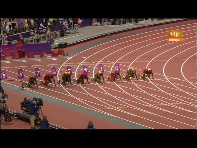 Final masculina 100 metros lisos - Juegos Olimpicos Londres 2012