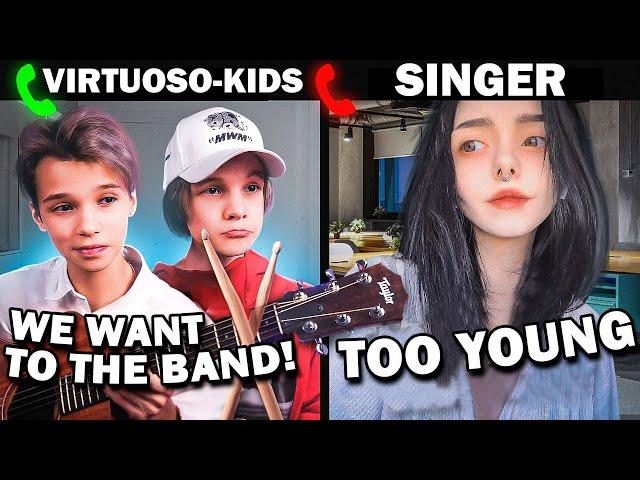 VIRTUOSO-KIDS at AN INTERVIEW for A MUSIC BAND #2